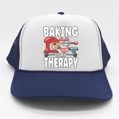 Baking Is My Therapy Gift Trucker Hat