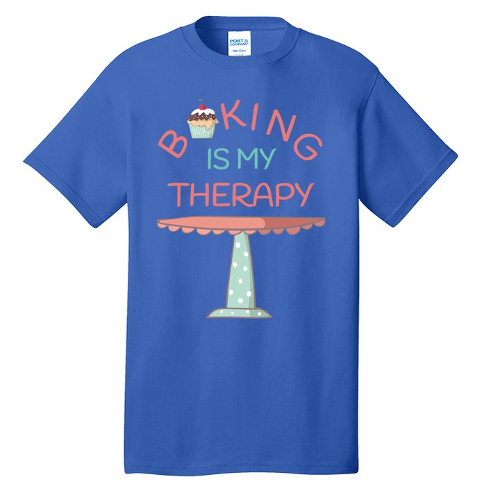 Baking Is My Therapy Gift Tall T-Shirt