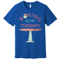 Baking Is My Therapy Gift Premium T-Shirt