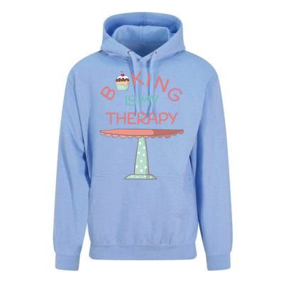 Baking Is My Therapy Gift Unisex Surf Hoodie