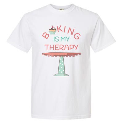 Baking Is My Therapy Gift Garment-Dyed Heavyweight T-Shirt