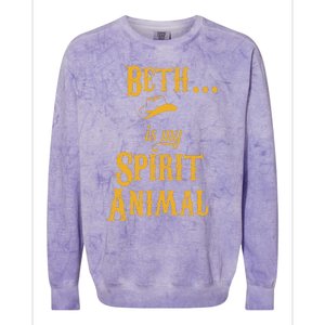 Beth... Is My Spirit Animal Colorblast Crewneck Sweatshirt