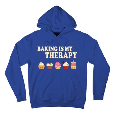 Baking Is My Therapy Great Gift Baker Baking Gift Funny Gift Hoodie