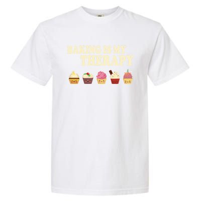 Baking Is My Therapy Great Gift Baker Baking Gift Funny Gift Garment-Dyed Heavyweight T-Shirt