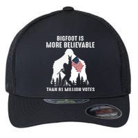 Bigfoot Is More Believable Than 81 Million Votes Vintage Flexfit Unipanel Trucker Cap