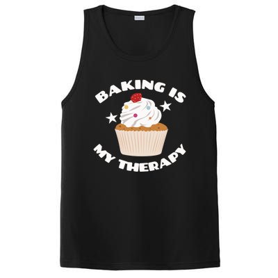 Baking Is My Therapy Gift Baker Baking Gift Great Gift PosiCharge Competitor Tank