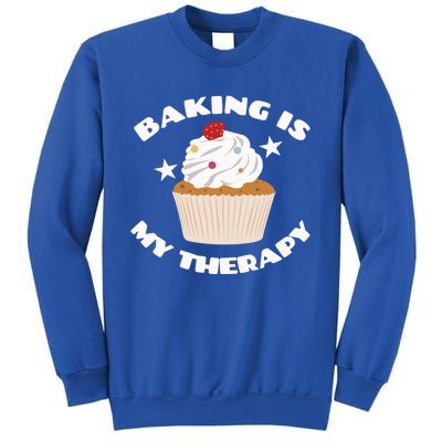 Baking Is My Therapy Gift Baker Baking Gift Great Gift Sweatshirt