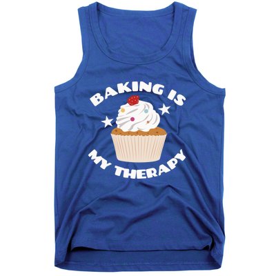 Baking Is My Therapy Gift Baker Baking Gift Great Gift Tank Top