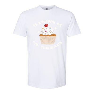 Baking Is My Therapy Gift Baker Baking Gift Great Gift Softstyle CVC T-Shirt