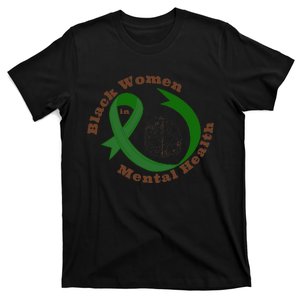 Black  In Mental Health T-Shirt