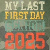 Bruh ItS My Last First Day Senior 2025 Back To School Funny Legacy Tie Dye Trucker Hat