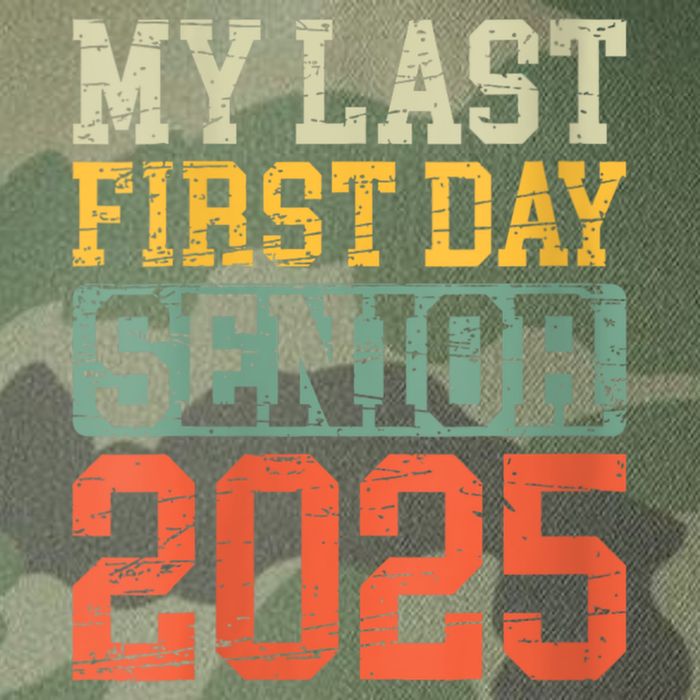 Bruh ItS My Last First Day Senior 2025 Back To School Funny Legacy Tie Dye Trucker Hat
