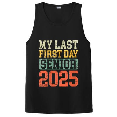 Bruh ItS My Last First Day Senior 2025 Back To School Funny PosiCharge Competitor Tank
