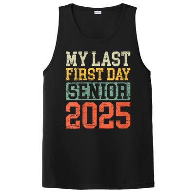 Bruh ItS My Last First Day Senior 2025 Back To School Funny PosiCharge Competitor Tank