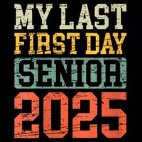 Bruh ItS My Last First Day Senior 2025 Back To School Funny Wool Snapback Cap