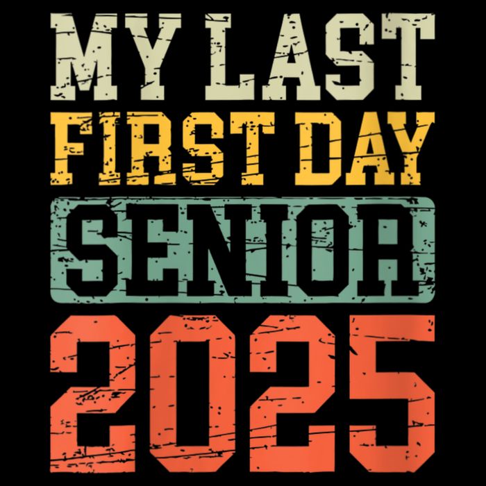 Bruh ItS My Last First Day Senior 2025 Back To School Funny Wool Snapback Cap