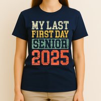 Bruh ItS My Last First Day Senior 2025 Back To School Funny T-Shirt