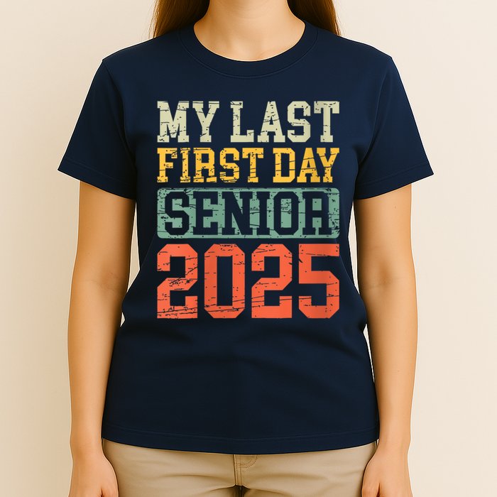 Bruh ItS My Last First Day Senior 2025 Back To School Funny T-Shirt