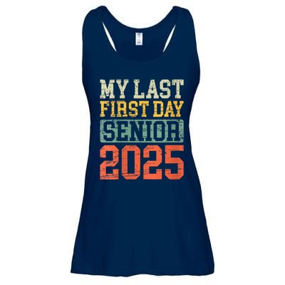 Bruh ItS My Last First Day Senior 2025 Back To School Funny Ladies Essential Flowy Tank