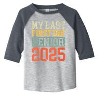 Bruh ItS My Last First Day Senior 2025 Back To School Funny Toddler Fine Jersey T-Shirt