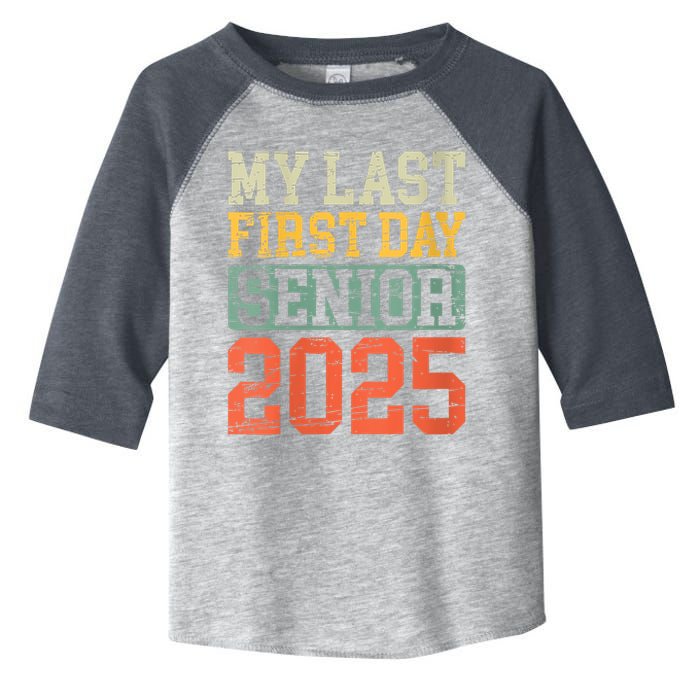 Bruh ItS My Last First Day Senior 2025 Back To School Funny Toddler Fine Jersey T-Shirt