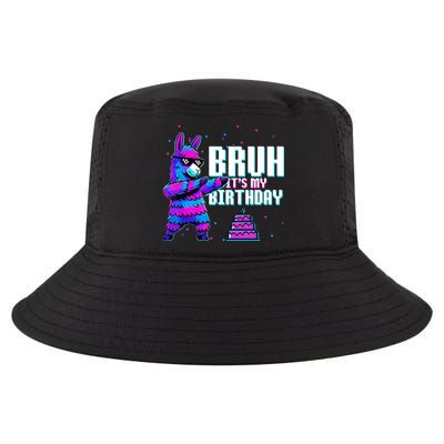 Bruh Its My Birthday Llama Pinata Family Party Bday Cool Comfort Performance Bucket Hat