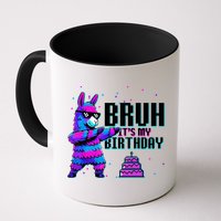 Bruh Its My Birthday Llama Pinata Family Party Bday Mug