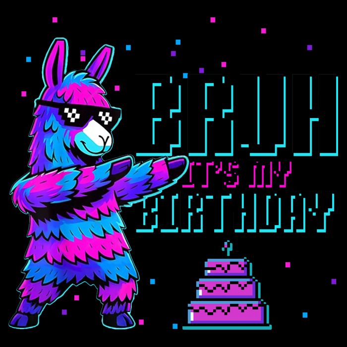 Bruh Its My Birthday Llama Pinata Family Party Bday Mug