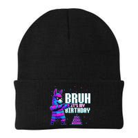 Bruh Its My Birthday Llama Pinata Family Party Bday Beanie