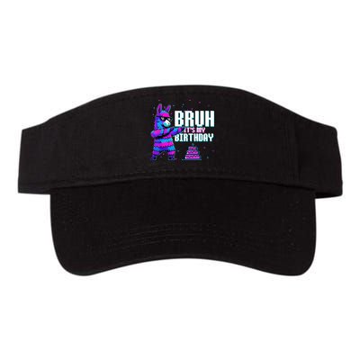 Bruh Its My Birthday Llama Pinata Family Party Bday Visor