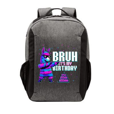 Bruh Its My Birthday Llama Pinata Family Party Bday Vector Backpack