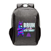Bruh Its My Birthday Llama Pinata Family Party Bday Vector Backpack
