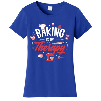 Baking Is My Therapy Cute Gift Women's T-Shirt