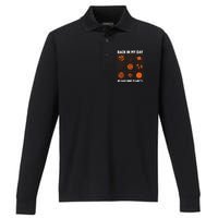 Back In My Day We Had Nine Planets Designs For Scientist Performance Long Sleeve Polo