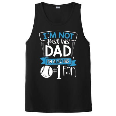 Baseball Im Not Just His Dad Im Also His Fan Gift PosiCharge Competitor Tank