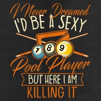 Billiards I Never Dreamed Id Be A Pool Player Snooker Gift Microfiber Hand Towel