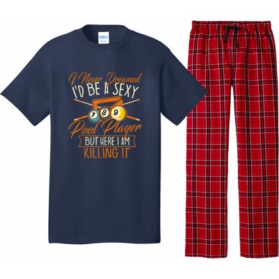 Billiards I Never Dreamed Id Be A Pool Player Snooker Gift Pajama Set