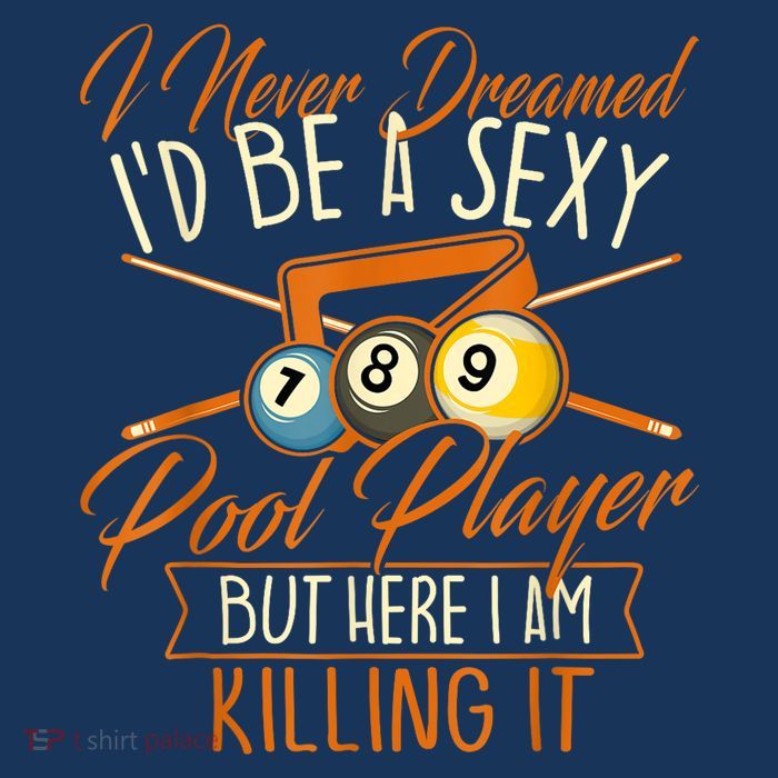 Billiards I Never Dreamed Id Be A Pool Player Snooker Gift Bag