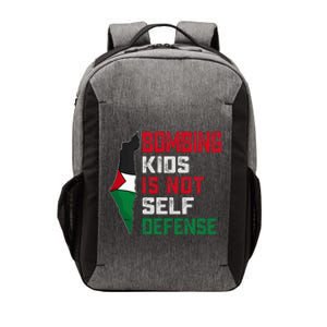 Bombing Is Not Self Defense Palestine Flag Vector Backpack