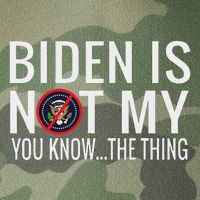 Biden Is Not My You Know... The Thing Legacy Tie Dye Trucker Hat
