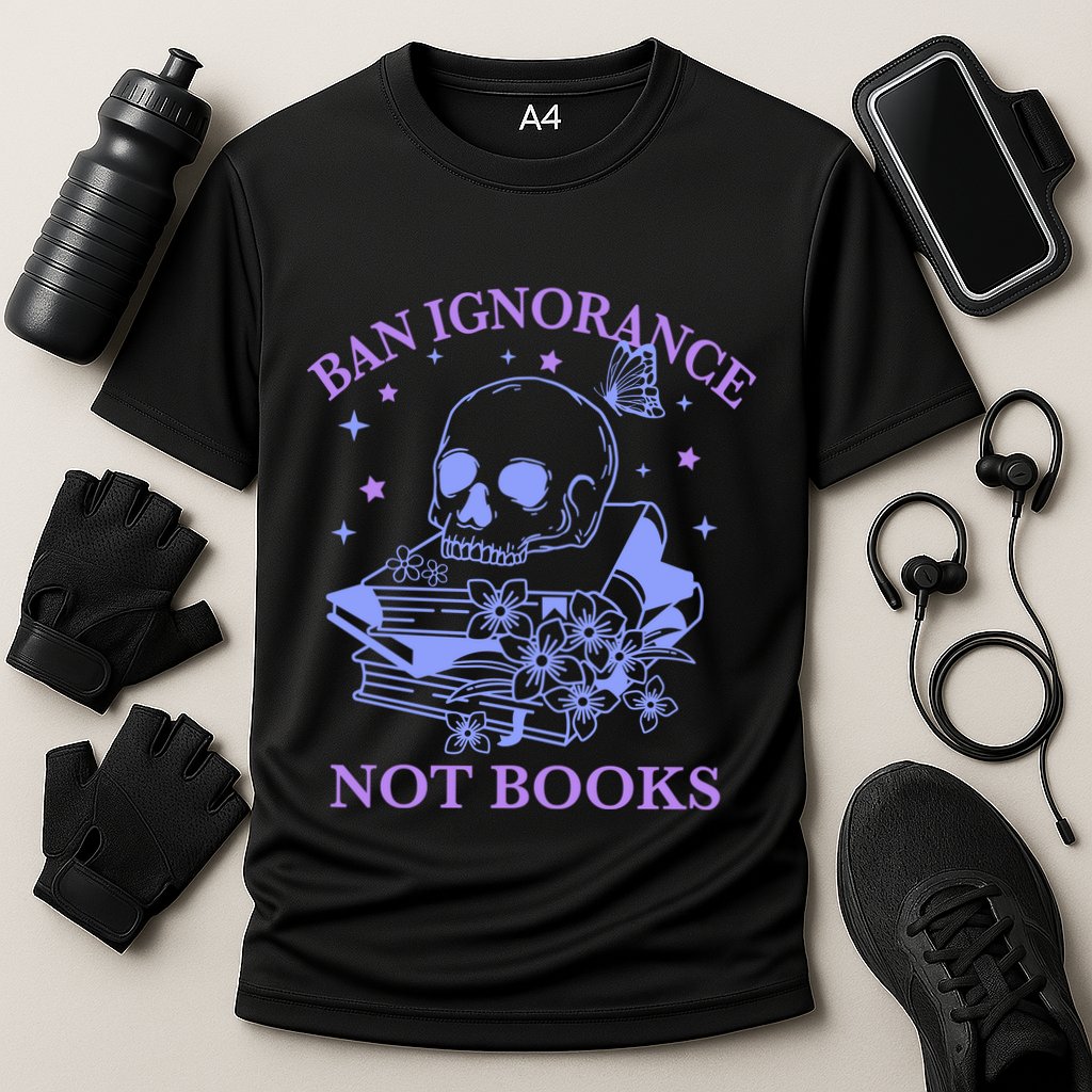 Ban Ignorance Not Books Performance Shirt