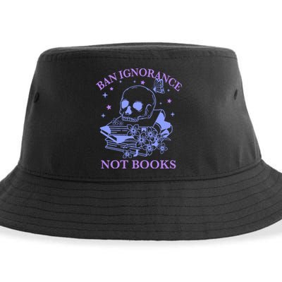 Ban Ignorance Not Books Sustainable Bucket Hat