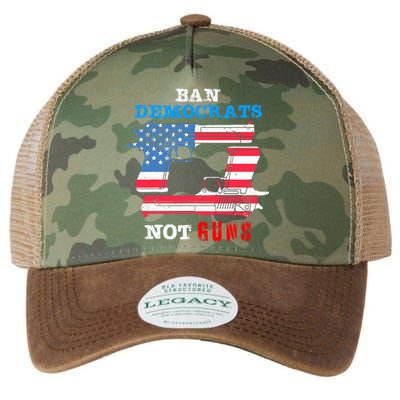 Ban Idiots Not Guns 2nd Amendment Constitution Rights Legacy Tie Dye Trucker Hat