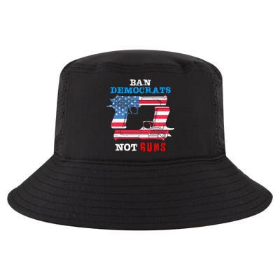 Ban Idiots Not Guns 2nd Amendment Constitution Rights Cool Comfort Performance Bucket Hat