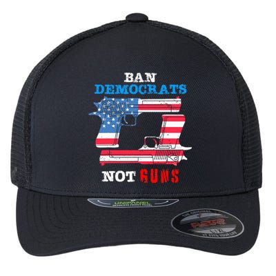 Ban Idiots Not Guns 2nd Amendment Constitution Rights Flexfit Unipanel Trucker Cap