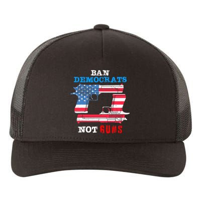 Ban Idiots Not Guns 2nd Amendment Constitution Rights Yupoong Adult 5-Panel Trucker Hat