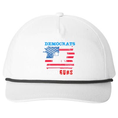 Ban Idiots Not Guns 2nd Amendment Constitution Rights Snapback Five-Panel Rope Hat