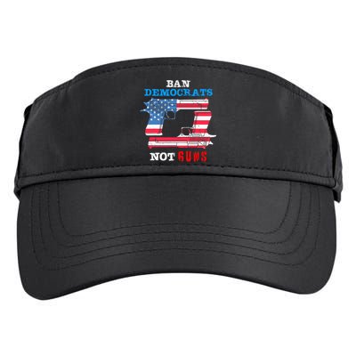 Ban Idiots Not Guns 2nd Amendment Constitution Rights Adult Drive Performance Visor