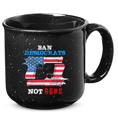 Ban Idiots Not Guns 2nd Amendment Constitution Rights 15oz Campfire Ceramic Mug