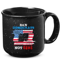 Ban Idiots Not Guns 2nd Amendment Constitution Rights 15oz Campfire Ceramic Mug